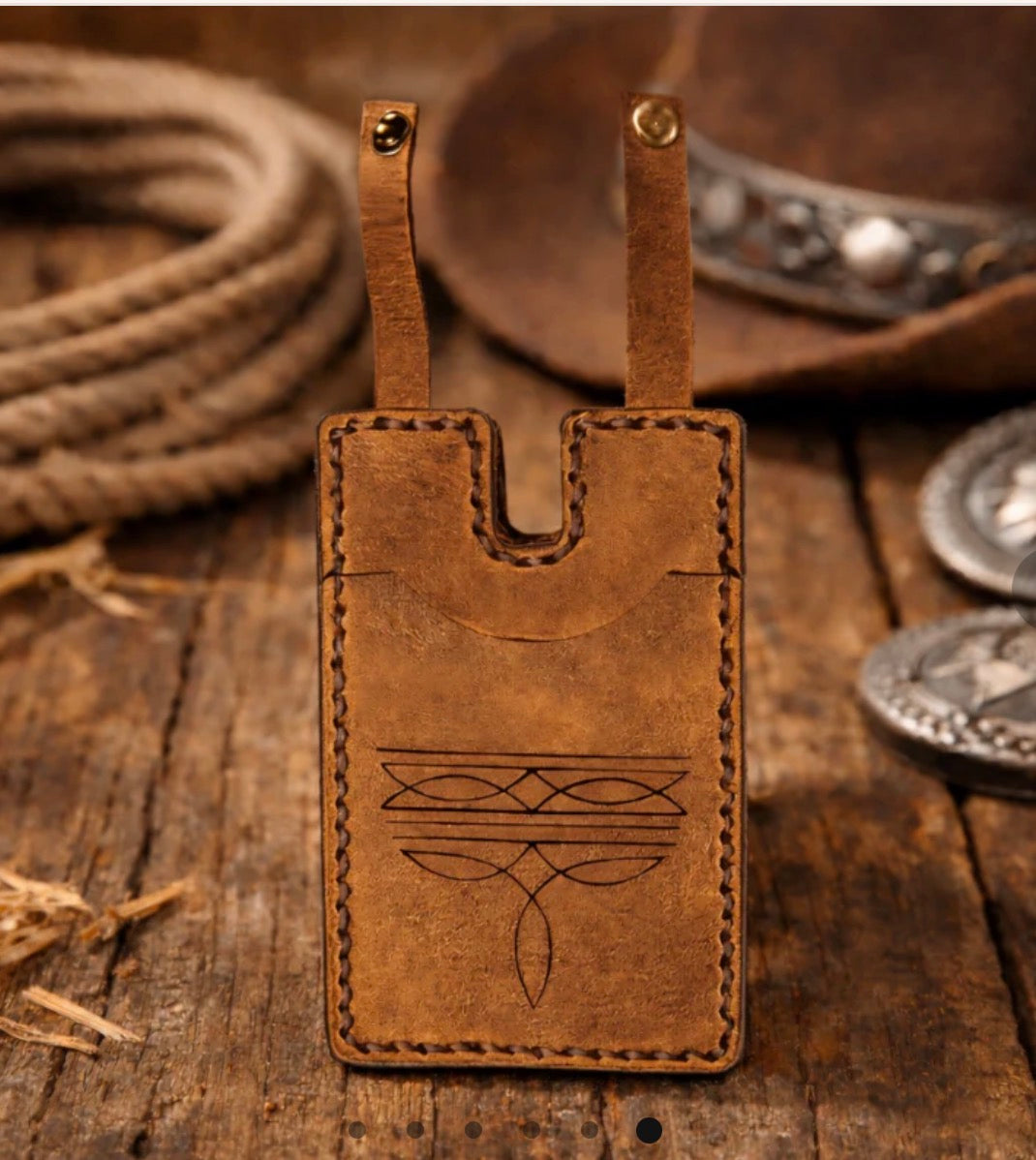 Western Boot Wallet