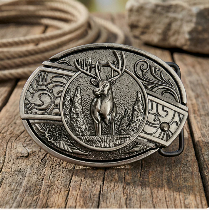 Western Knife Belt Buckles Collection