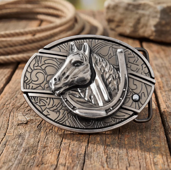 Western Knife Belt Buckles Collection