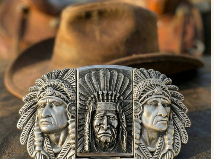 Western Knife Belt Buckles Collection
