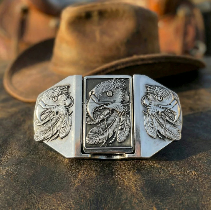 Western Knife Belt Buckles Collection