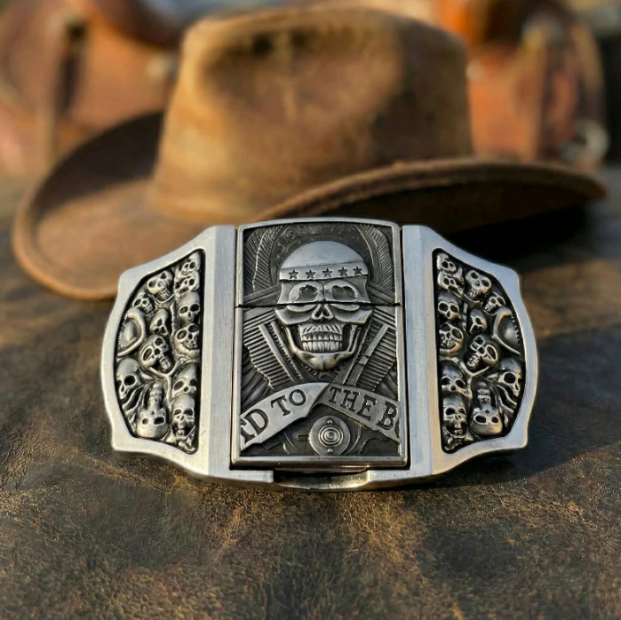 Western Knife Belt Buckles Collection