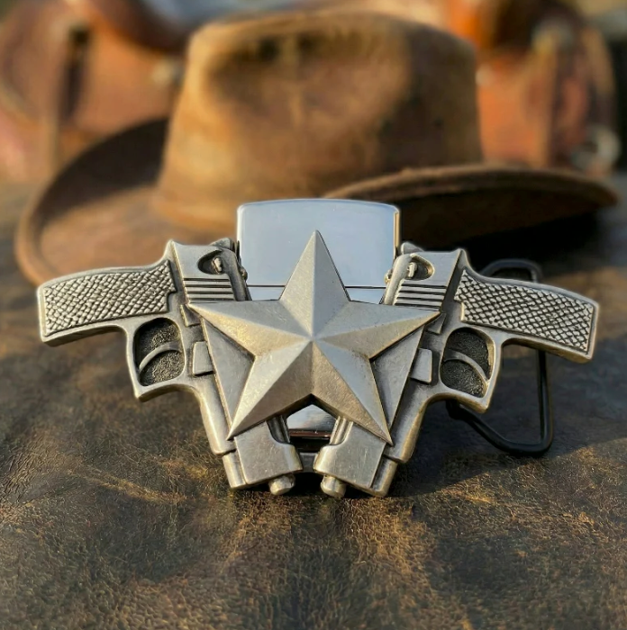 Western Lighter Belt Buckles Collection