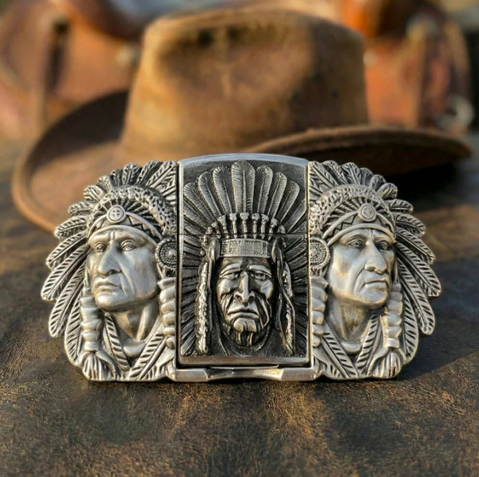Western Lighter Belt Buckles Collection