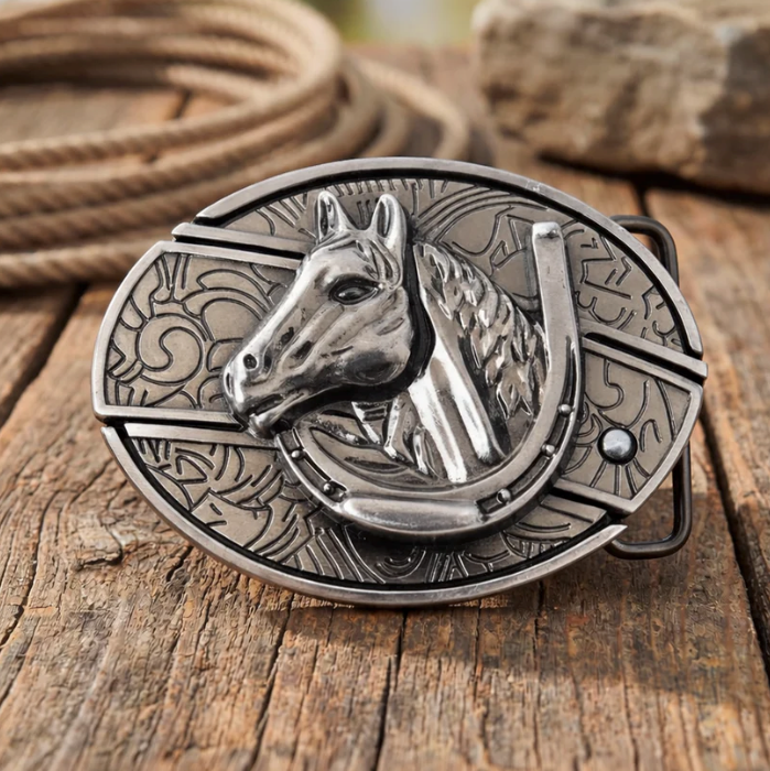 Western Knife Belt Buckles Collection