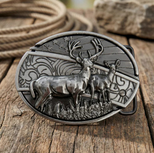 Western Knife Belt Buckles Collection
